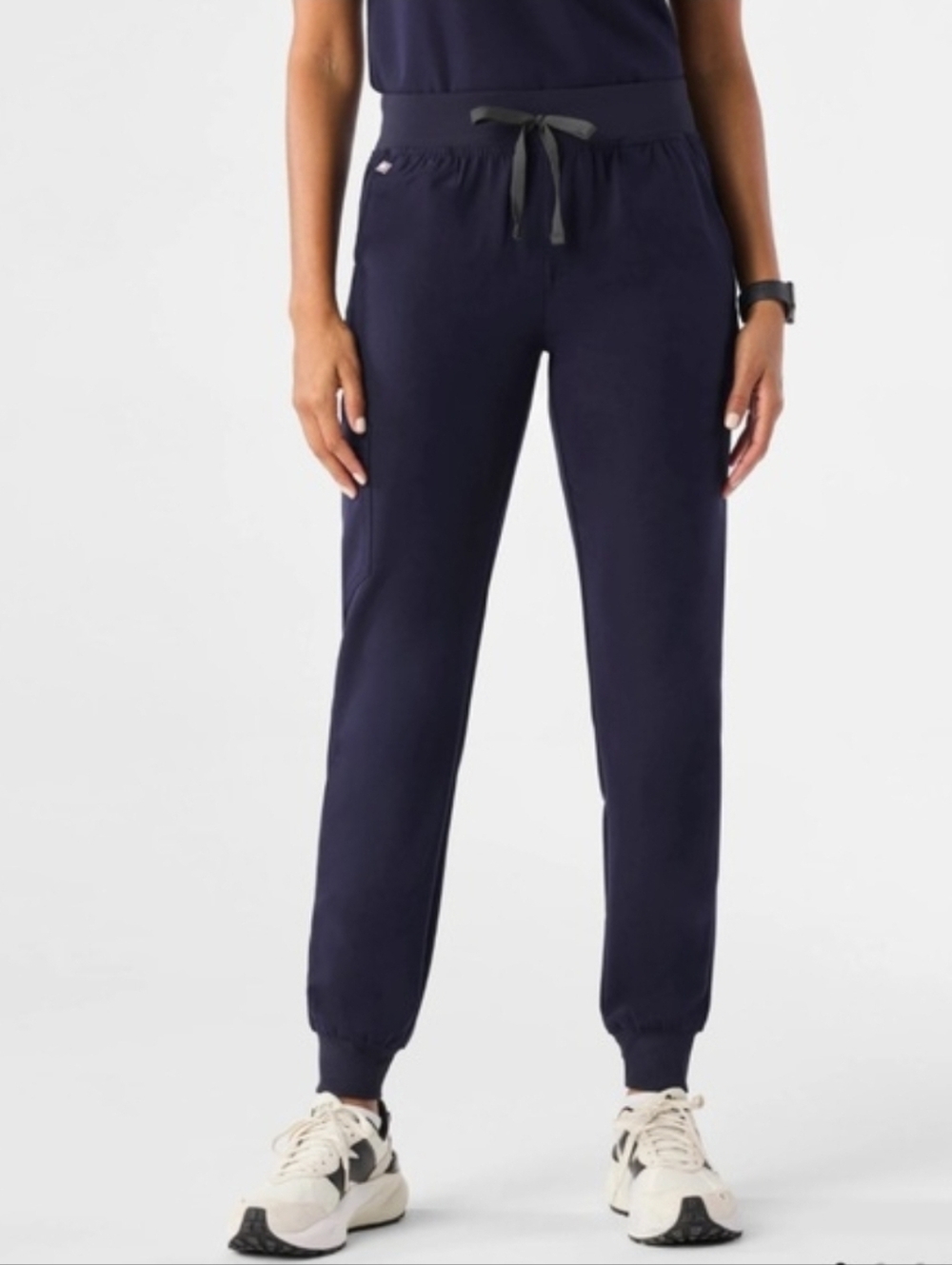 Figs Zamora Jogger Scrub Pants Womens XXS Navy Blue Technical Collection
